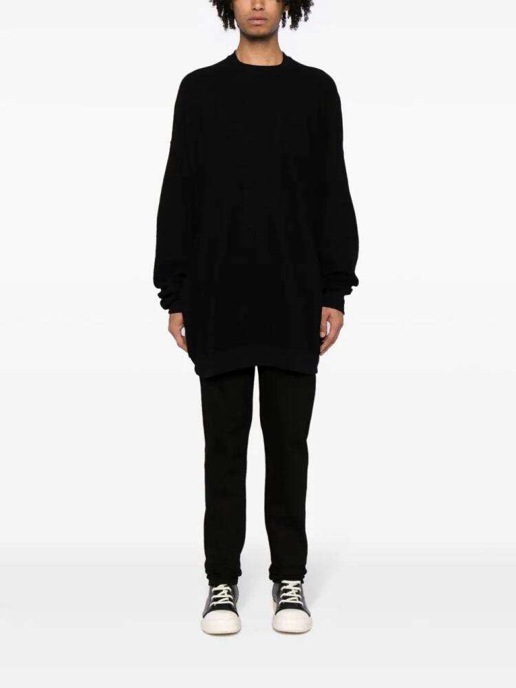 Rick Owens crew-neck cotton sweatshirt - Black Cover