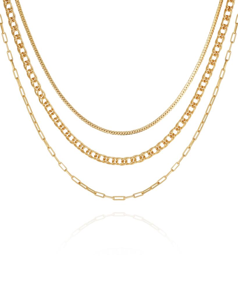 Vince Camuto Gold-Tone Multi Layered Chain Necklace - Gold-Tone Cover