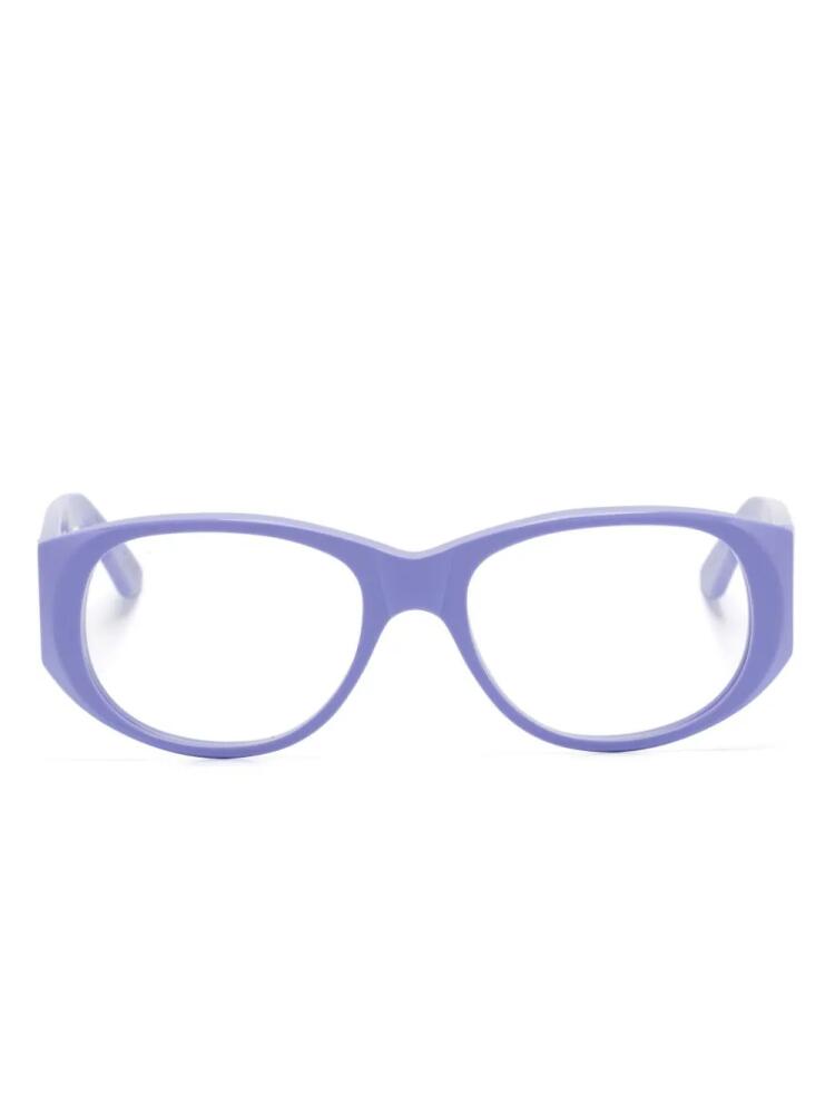 Marni Eyewear Orinoco River rectangular-frame glasses - Purple Cover