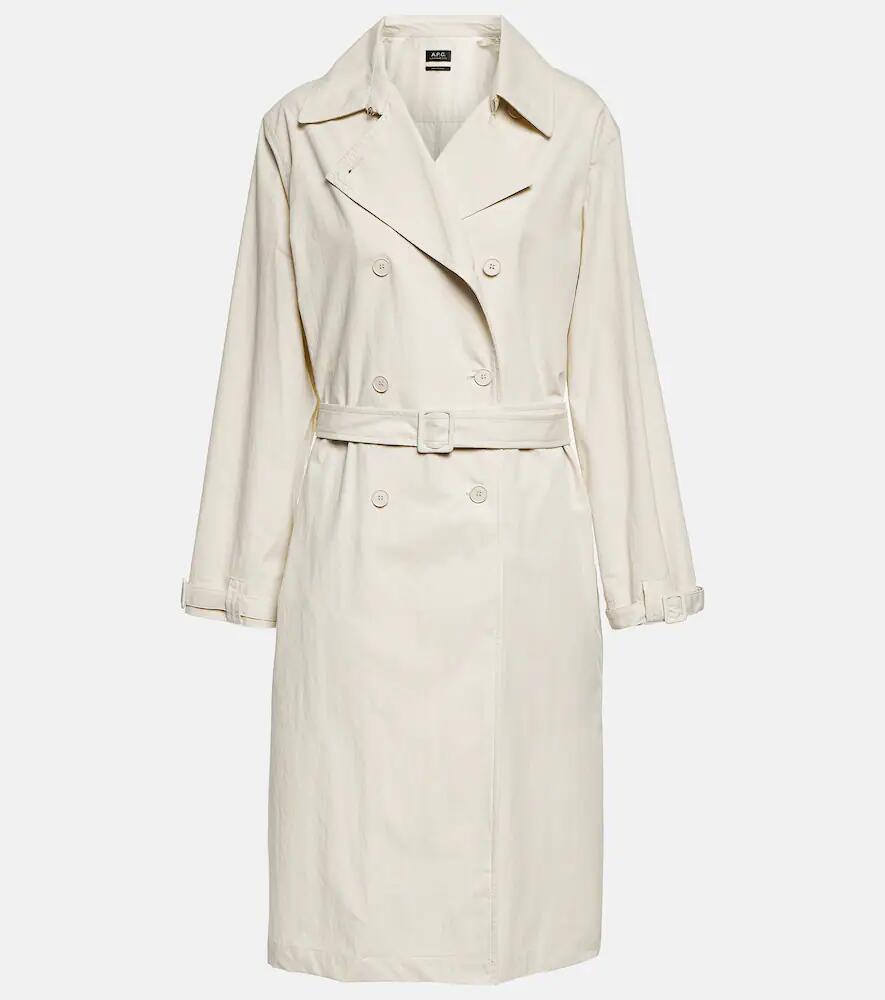 A. P.C. Irene cotton-blend trench coat Cover