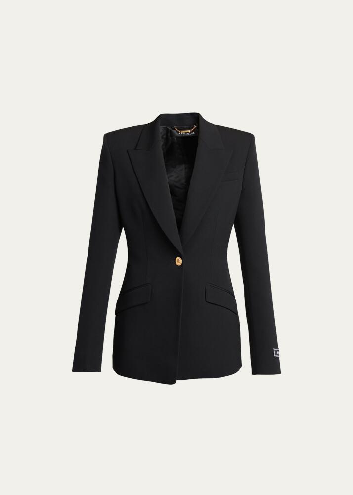 Versace Wool Informal Blazer Jacket Cover