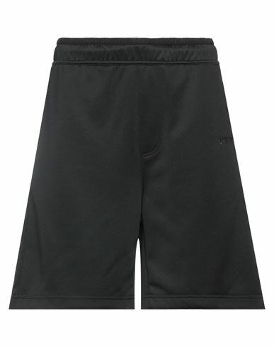 Lanvin Man Shorts & Bermuda Shorts Black Polyester, Cotton, Polyamide Cover