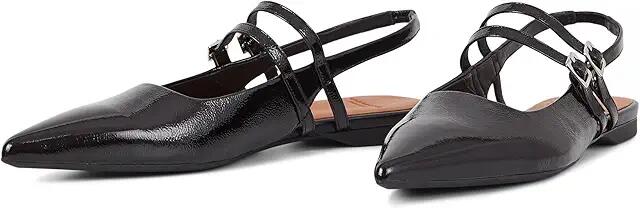 Vagabond Shoemakers Hermine Patent Leather Maryjane Flat (Black) Women's Shoes Cover