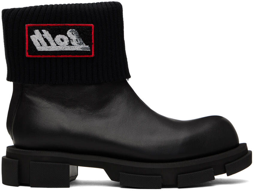 both Black Gao Mid Chelsea Boots Cover