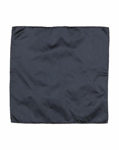 Franco Bassi Man Scarf Midnight blue Silk Cover