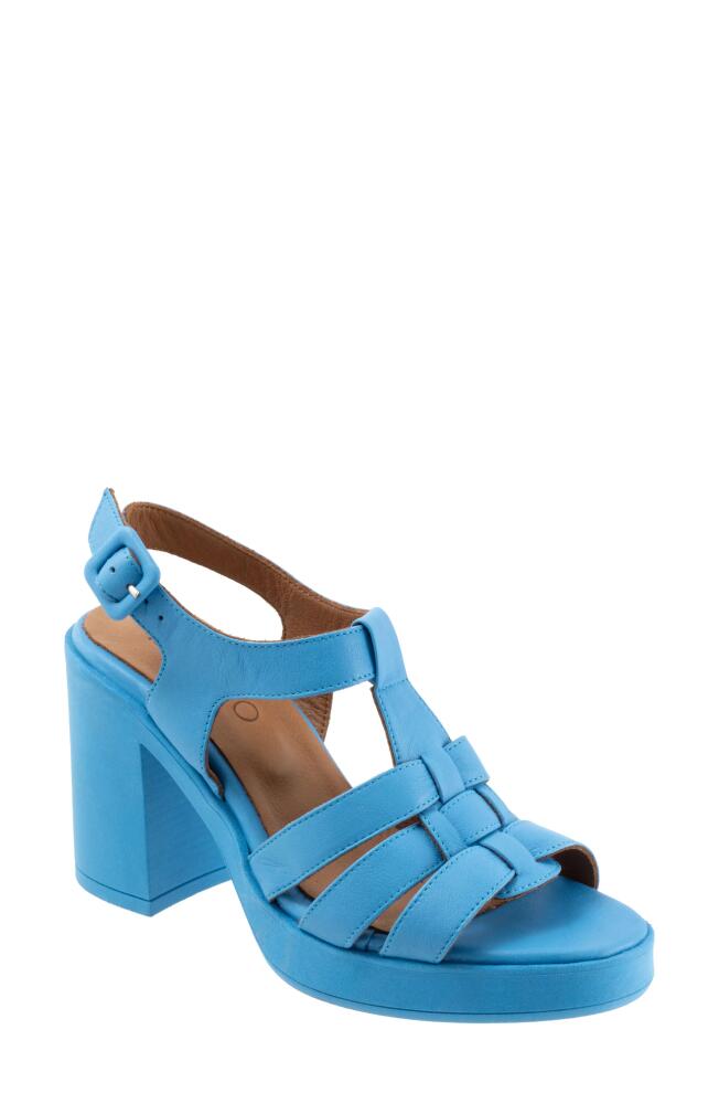 Bueno Lana Platform Sandal in Blue Cover