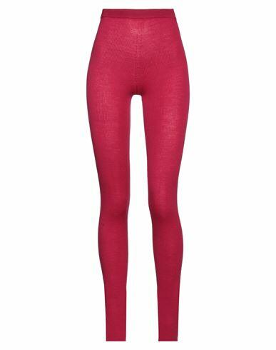 Dsquared2 Woman Leggings Fuchsia Virgin Wool Cover