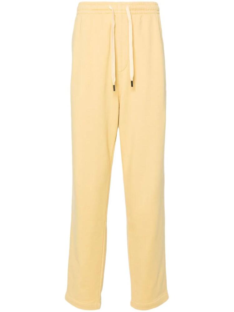 MARANT Mailesco logo-flocked track pants - Yellow Cover