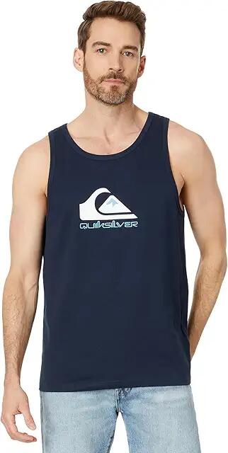 Quiksilver Comp Logo Tank Top (Dark Navy) Men's Clothing Cover