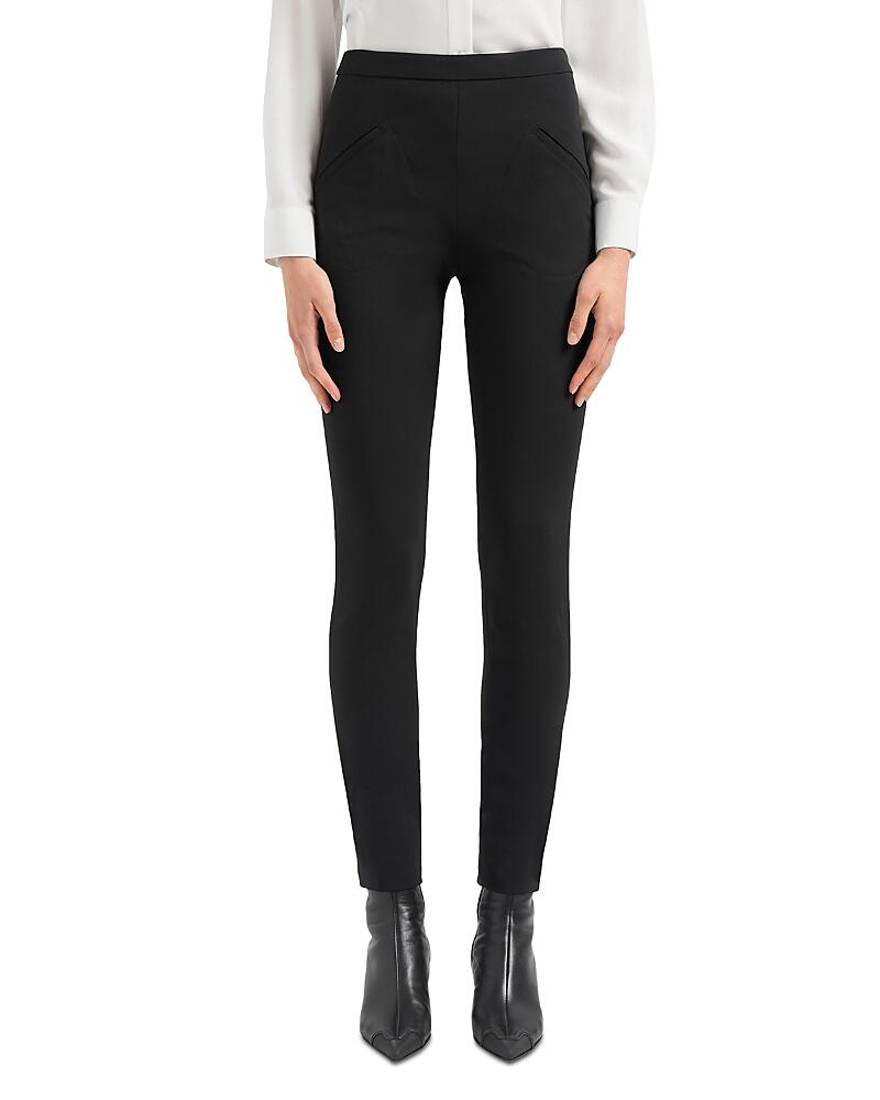 Emporio Armani Stretch Wool Skinny Pants Cover