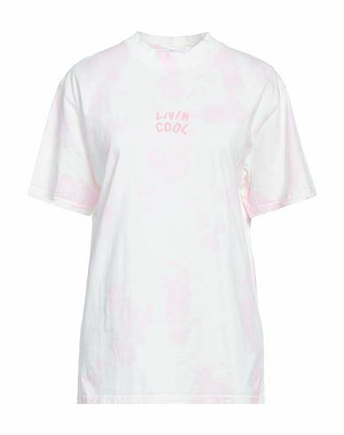 Livincool Woman T-shirt Pink Cotton Cover