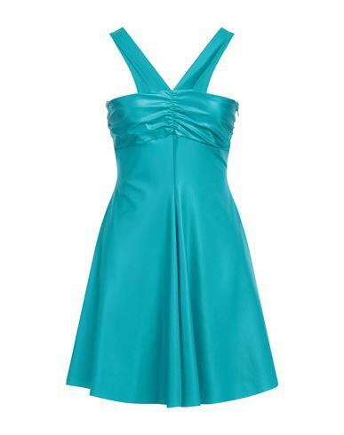 Aniye By Woman Mini dress Turquoise Polyamide, Elastane Cover