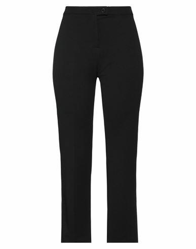 Diana Gallesi Woman Pants Black Polyester, Elastane Cover