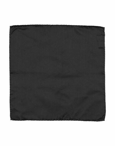 Franco Bassi Man Scarf Black Silk Cover