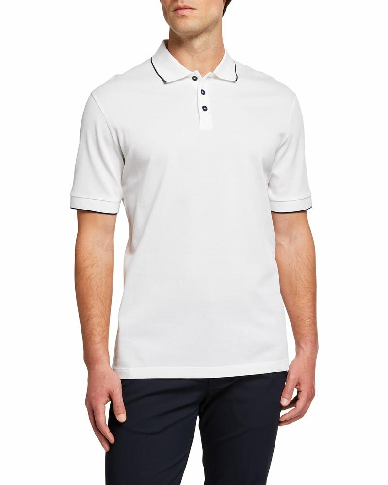 Giorgio Armani Men's Tipped Polo Shirt Cover