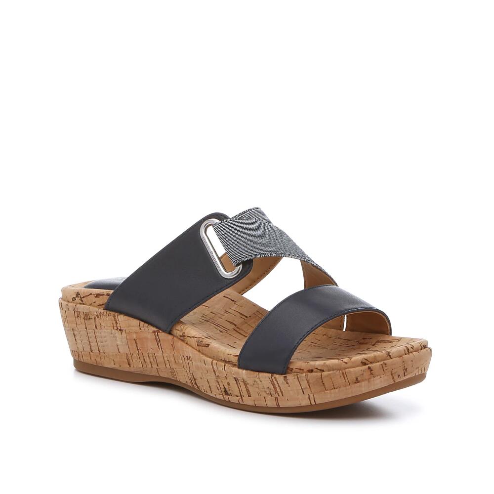 Hush Puppies Coco Wedge Sandal | Women's | Navy Cover