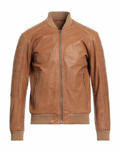 Masterpelle Man Jacket Camel Soft Leather Cover