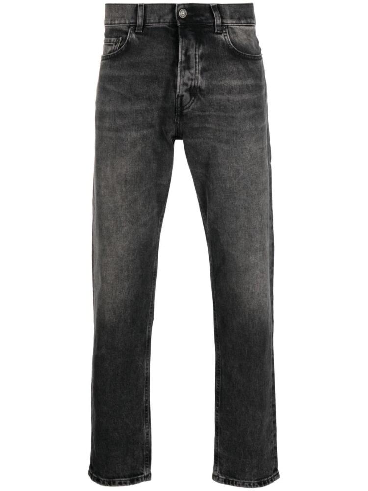 Haikure straight-leg washed jeans - Black Cover