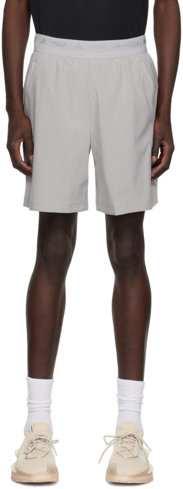 adidas Originals Gray 2-in-1 Shorts Cover