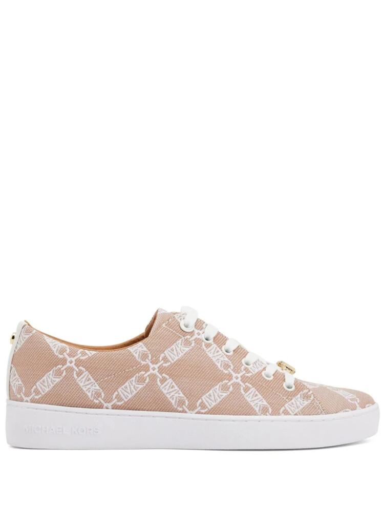 Michael Kors Keaton Empire logo-print sneakers - Neutrals Cover