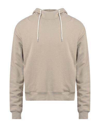 John Elliott Man Sweatshirt Sand Cotton, Polyurethane Cover