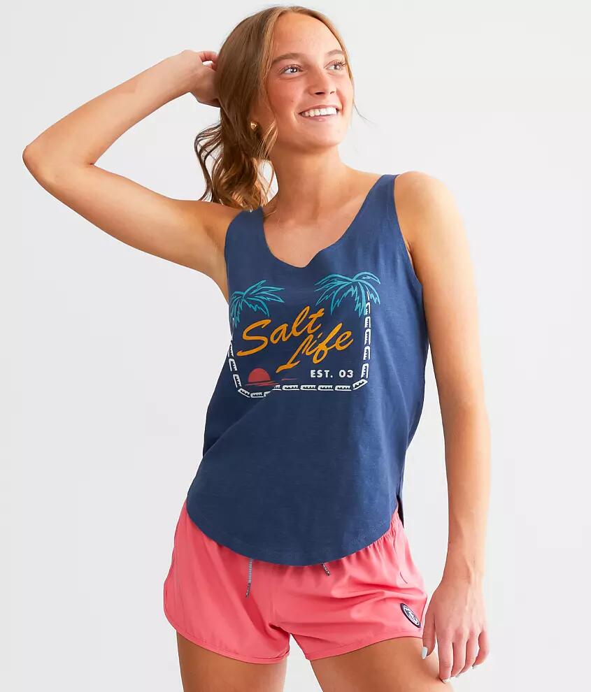 Salt Life Palm Cove Tank Top Cover