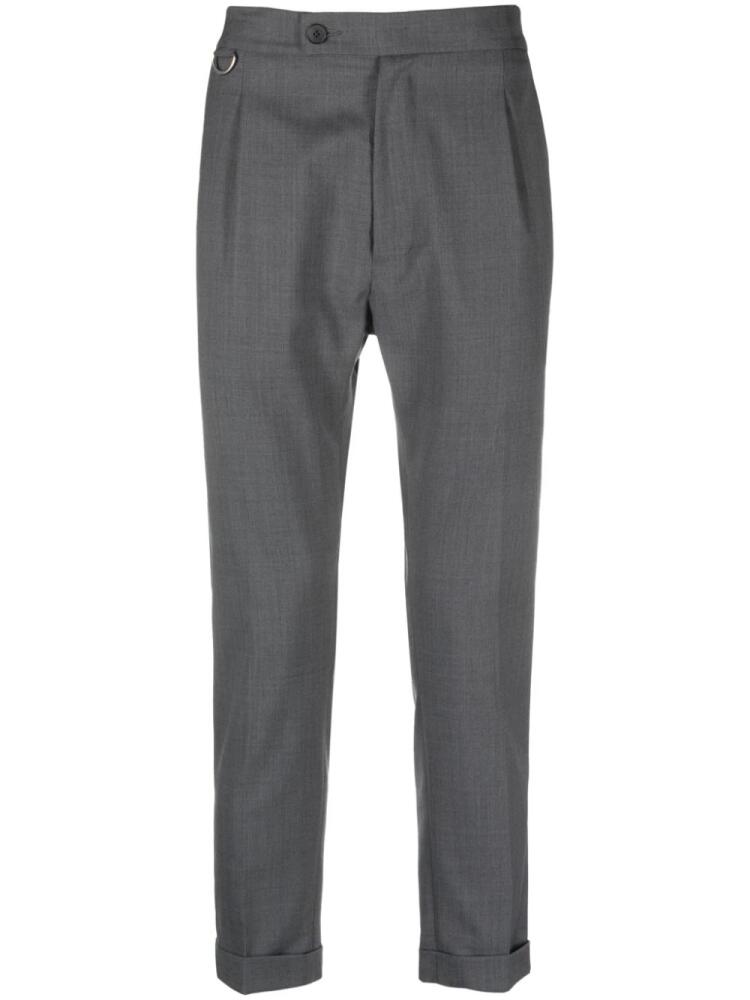 Low Brand mélange cropped tailored trousers - Grey Cover