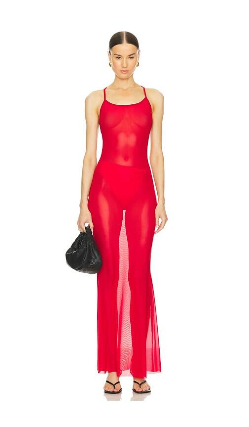 Gonza Tank Maxi Dress in Red Cover