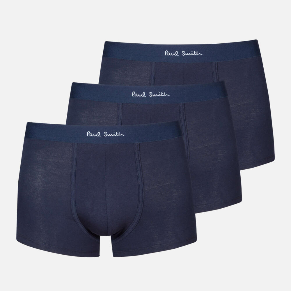 Paul Smith Loungewear Three-Pack Stretch-Cotton Boxer Shorts Cover