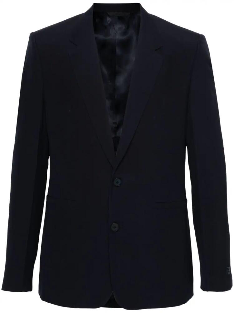 Givenchy wool single-breasted blazer - Blue Cover