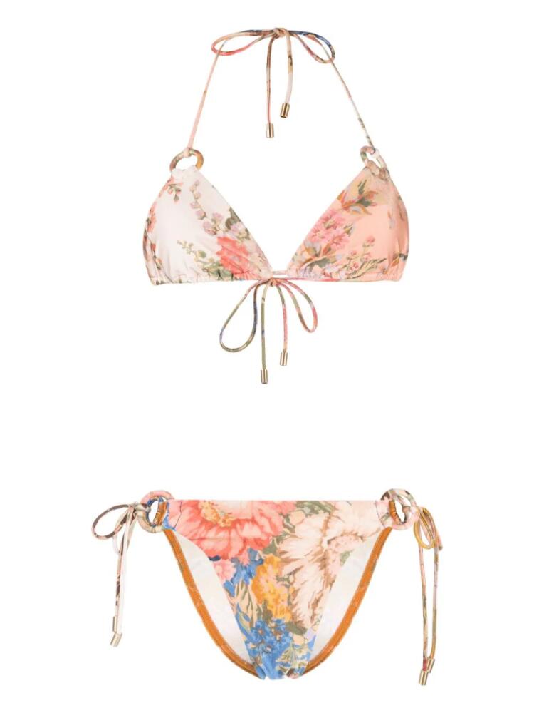 ZIMMERMANN August spliced-print bikini - Multicolour Cover