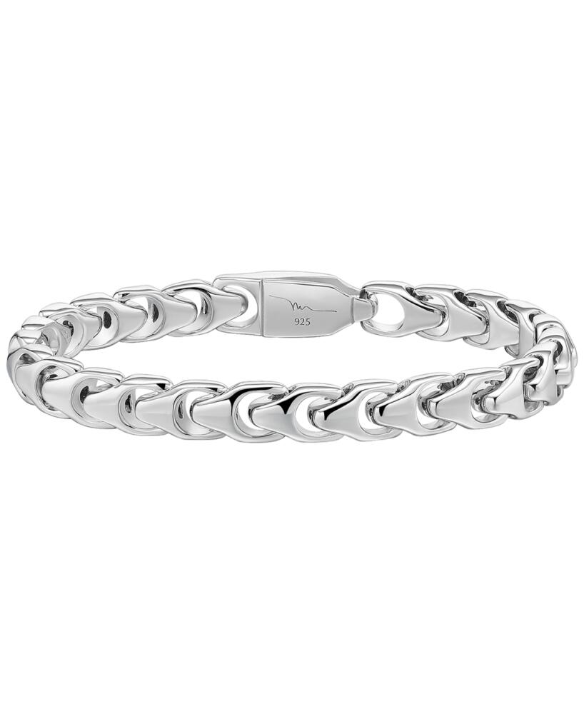 Bulova Men's Polished Link Chain Bracelet in Sterling Silver-Plate Cover