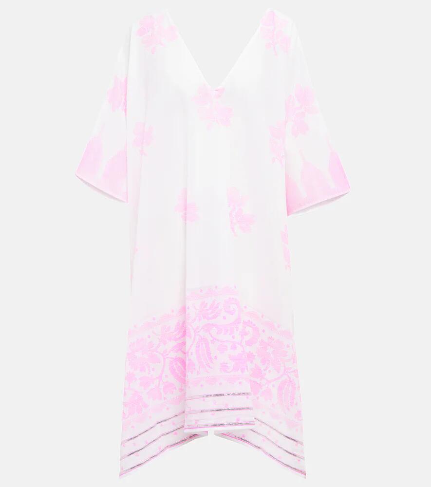 Juliet Dunn Printed cotton kaftan Cover