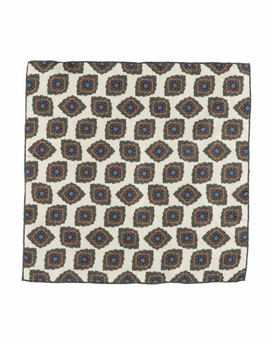 Franco Bassi Man Scarf Beige Silk Cover