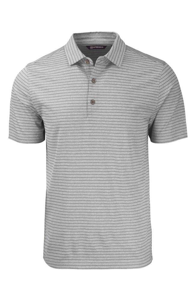 Cutter & Buck Forge Recycled Polyester Polo in Elemental Grey Heather Cover