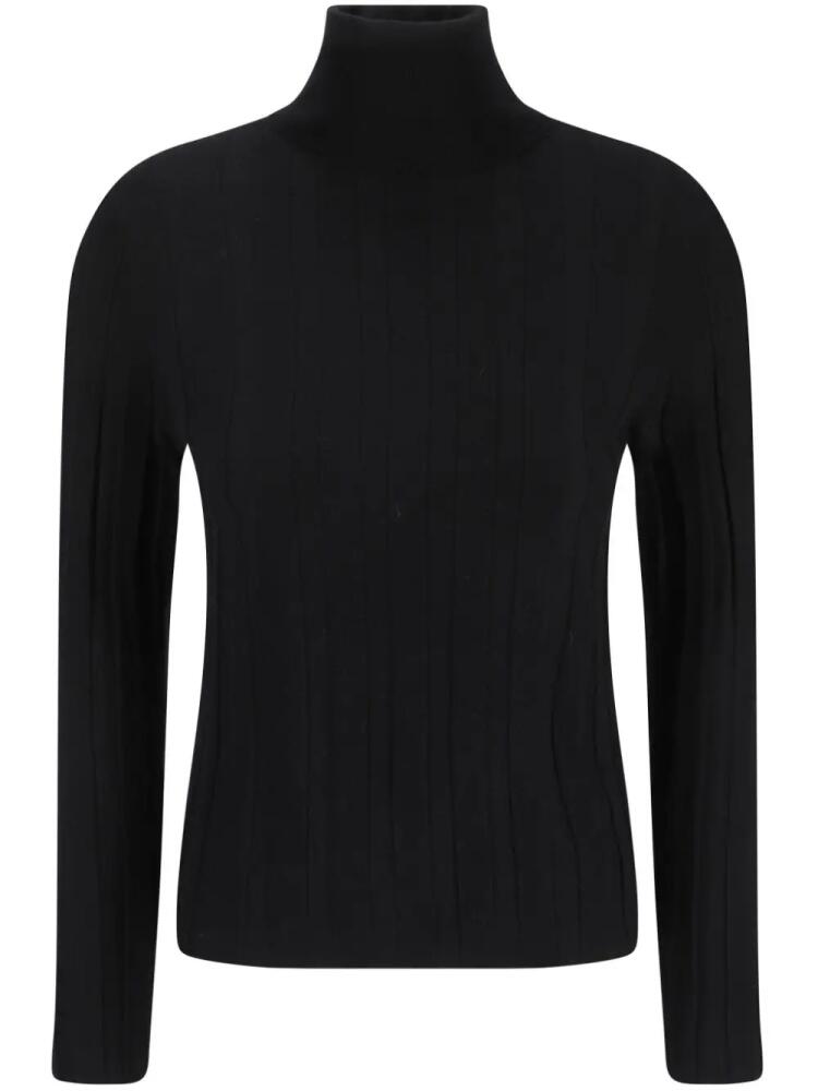 Allude ribbed-knit jumper - Black Cover