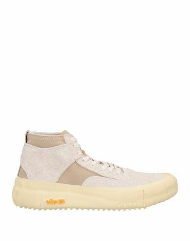 Brandblack Man Sneakers Off white Leather, Textile fibers Cover