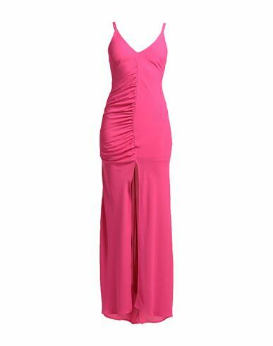 Monique Garçonne Woman Maxi dress Fuchsia Polyester, Elastane Cover