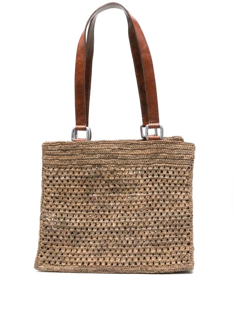 IBELIV Irina raffia beach bag - Brown Cover