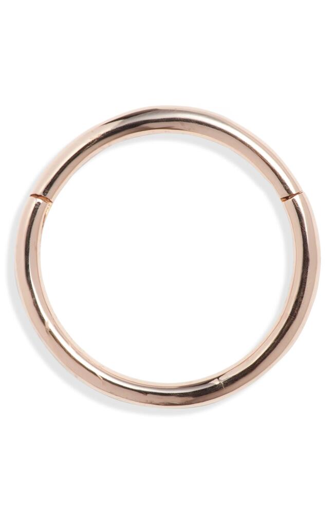 Maria Tash 14K Gold Plain Clicker in Rose Gold Cover