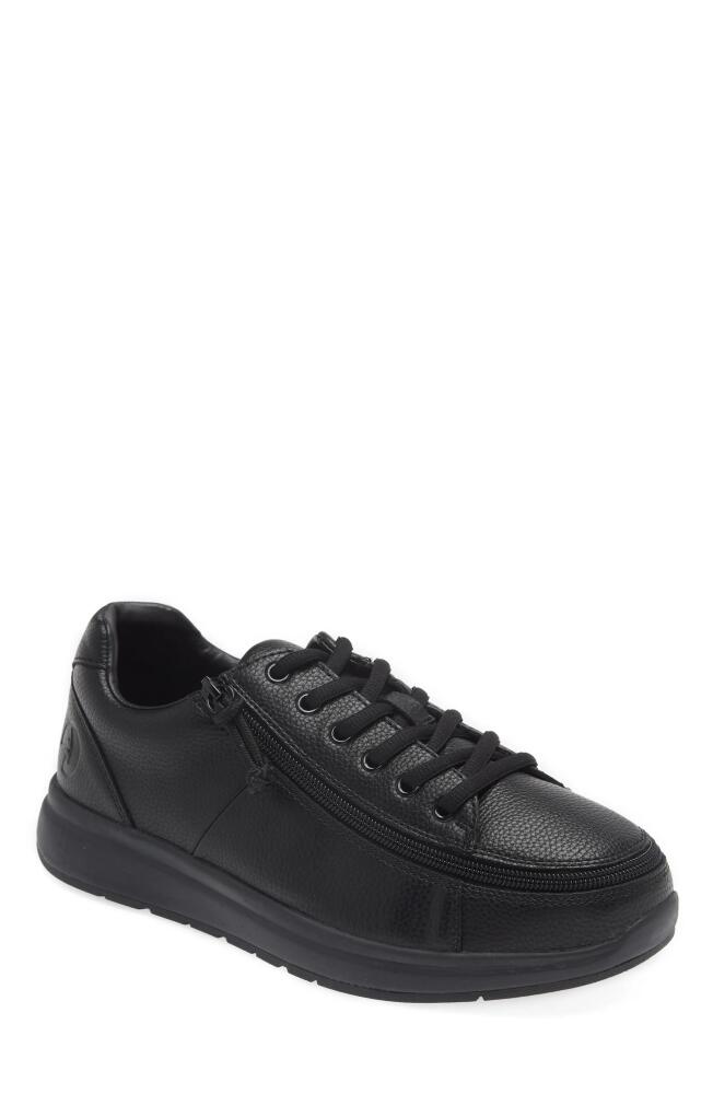 BILLY Footwear Work Comfort Low Sneaker in Black To The Floor Cover