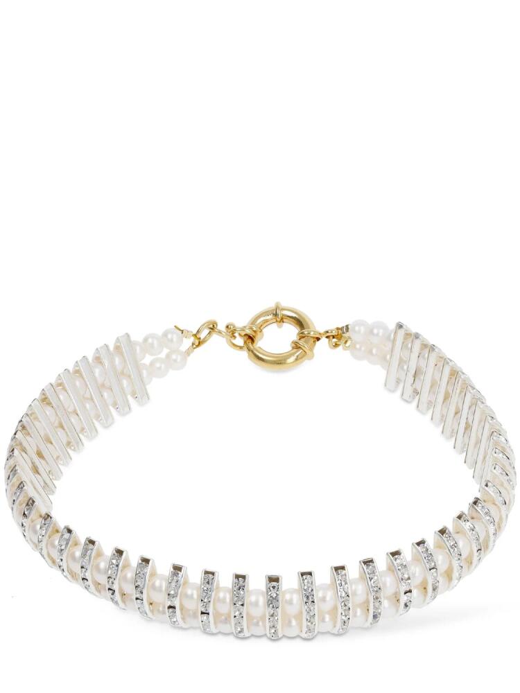 TIMELESS PEARLY Pearl & Crystal Choker Cover