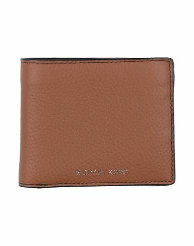 Michael Kors Mens Man Wallet Brown Cow leather Cover