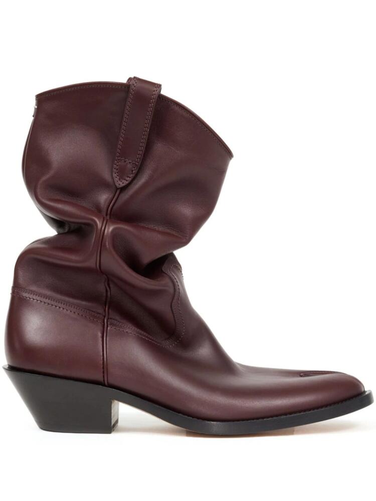 Maison Margiela Tabi 55mm slouchy Western boots - Red Cover