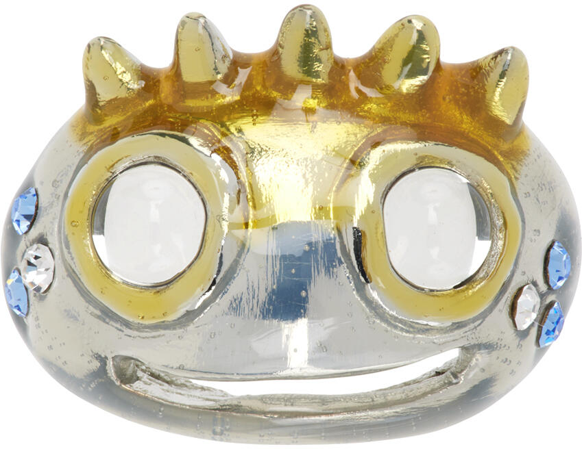 Collina Strada Silver & Gold Liberty Frog Ring Cover