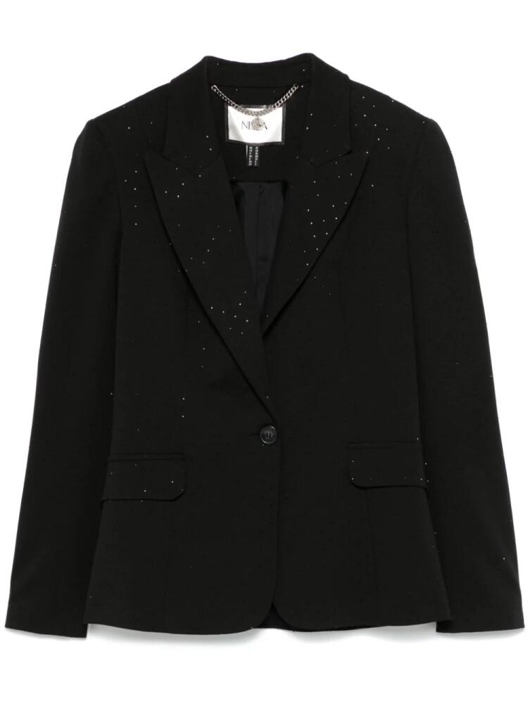 NISSA crystal-embellished blazer - Black Cover