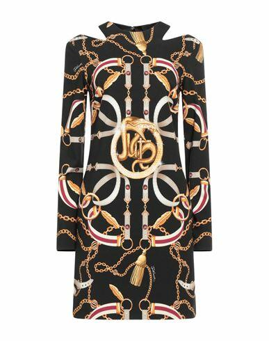 Just Cavalli Woman Mini dress Black Viscose, Elastane Cover