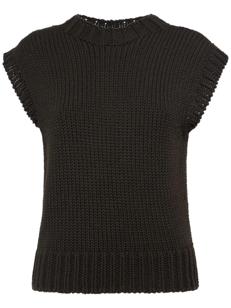 LEMAIRE Chunky Cotton Sleeveless Sweater Cover