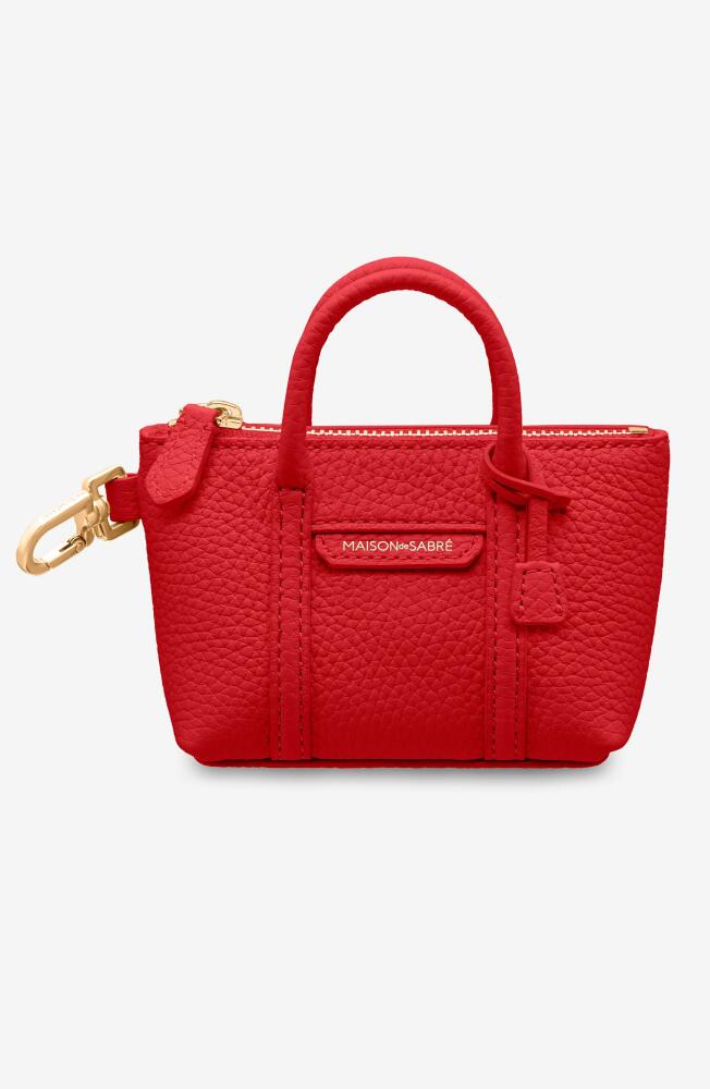 MAISON de SABRÉ The SABREMOJI Weekender Charm in Pomegranate Red Cover