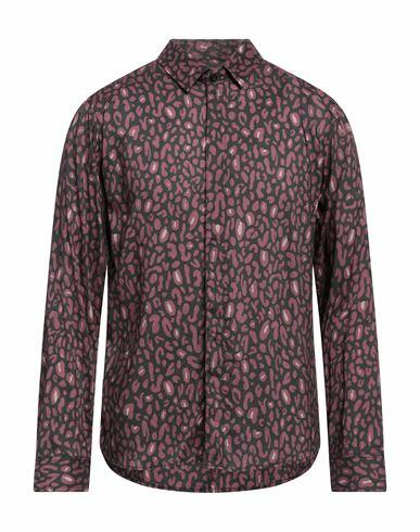 Bolongaro Trevor Man Shirt Mauve Viscose Cover